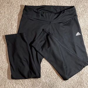 Adidas climalite Capri workout pants. Sz sm black